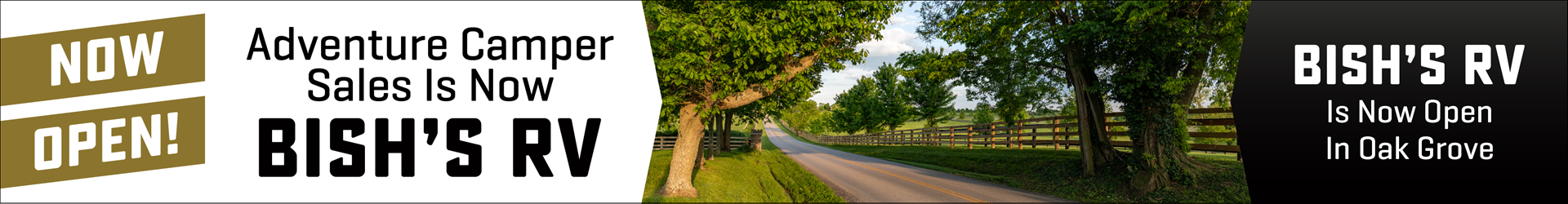 Bish's RV is now in Oak Grove, KY